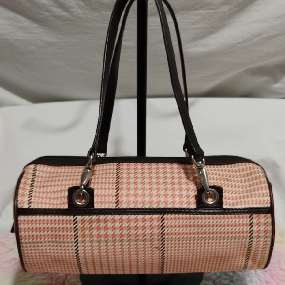 (#32) SALE! Lauren Ralph Lauren Y2K Houndstooth Pretty Shoulder/Handbag - Picture 3 of 14